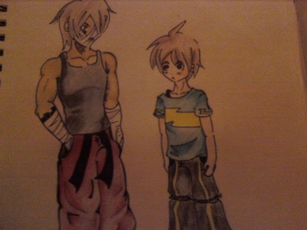 My OC, when he's young and older.