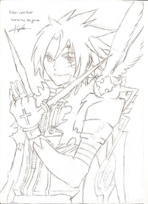 Allen Walker (unshaded)