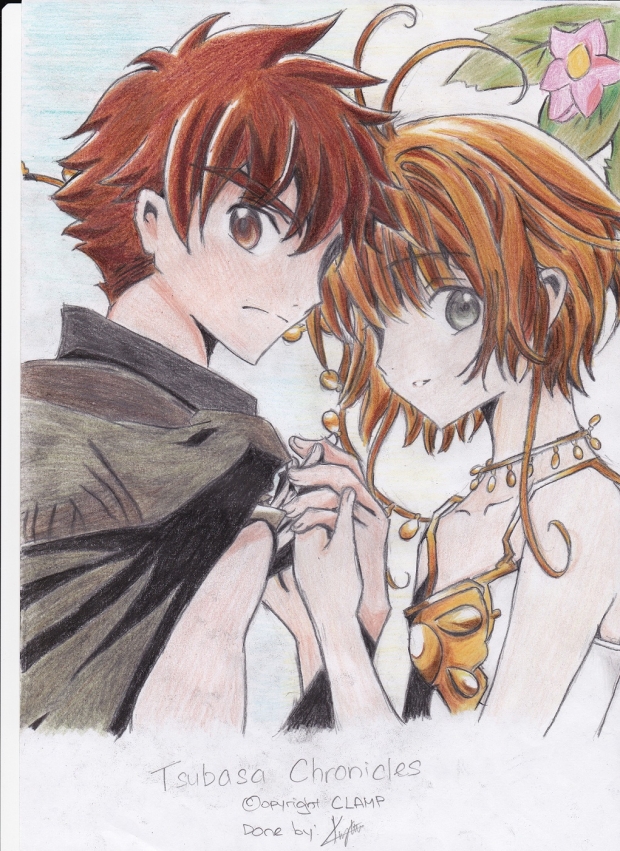 Tsubasa Chronicles - Coloured (Shaoran & Sakura)