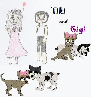 Tiki And Gigi, Human Form.