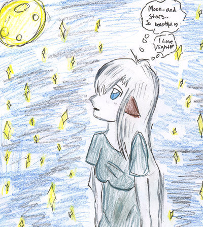 Night, Moon And Stars