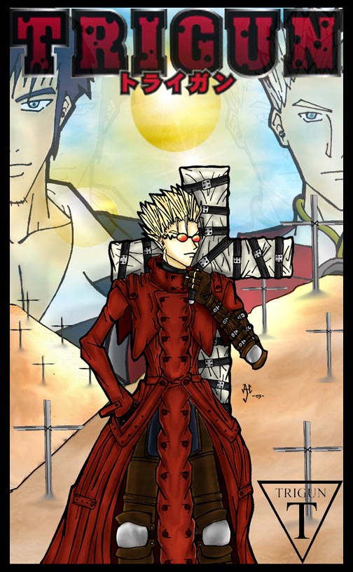 Trigun Comic Cover