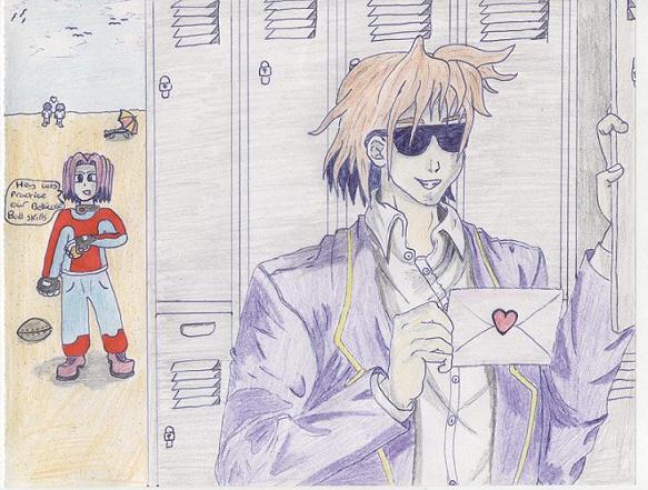 An Ealy Pic Of Lance And Someone