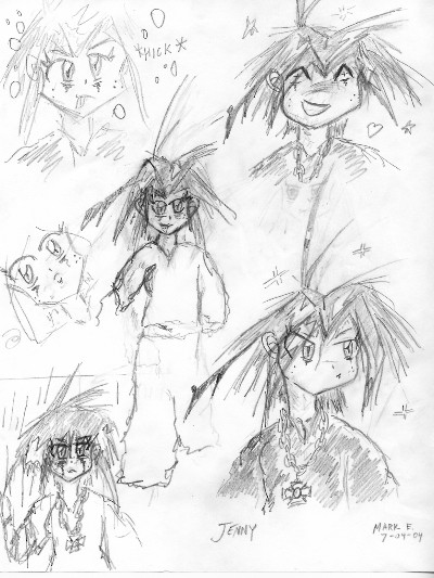 Jenny The Goth Girl Again