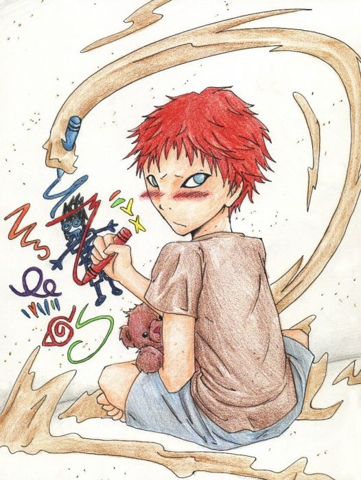 Gaara N Crayons