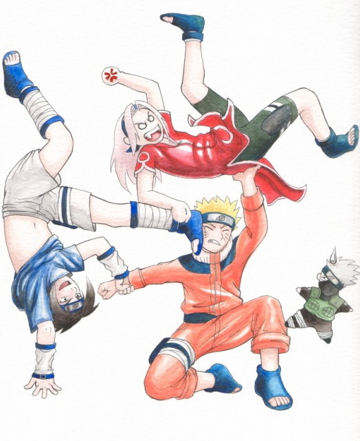 Weird Naruto Pose