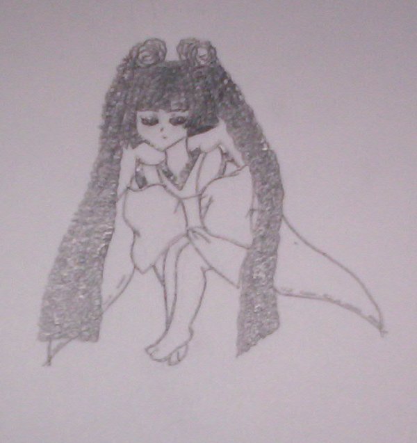 Kotoko With Curly Hair