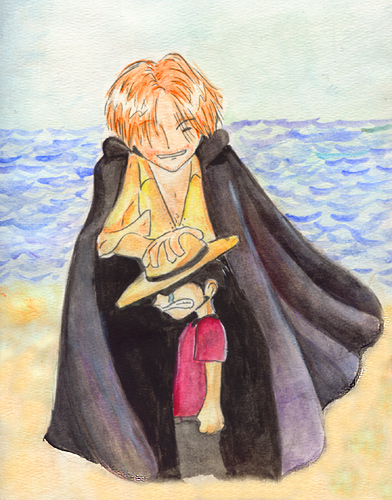 Shanks And Luffy