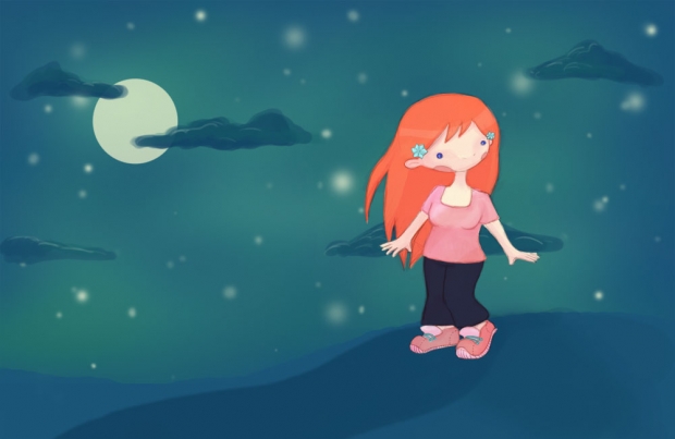 Stars in the night sky