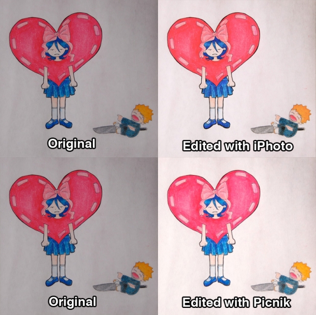 Before and after (color)