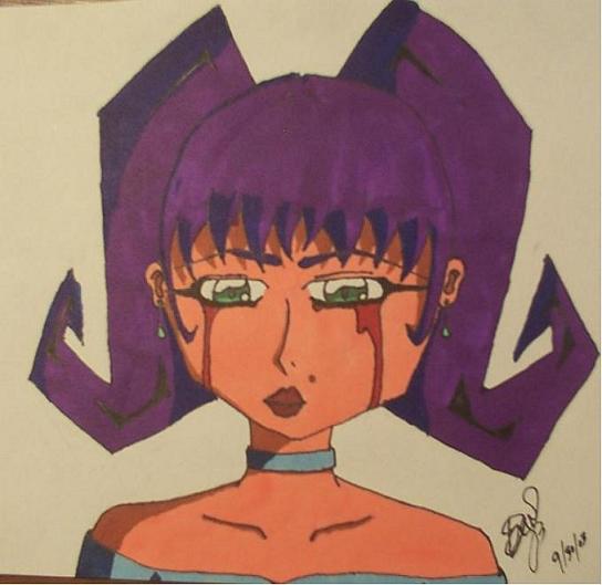 Pigtailed One (color)