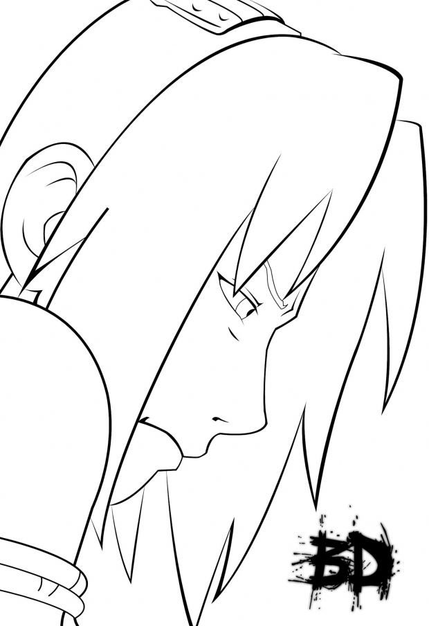 Lineart - Sakura Haruno
