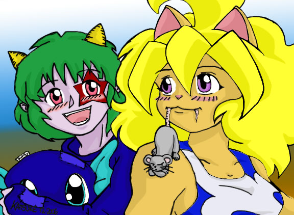 Merylio And Ikita Colored