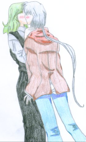 Neptune Kissing On Yaten-kun...oo