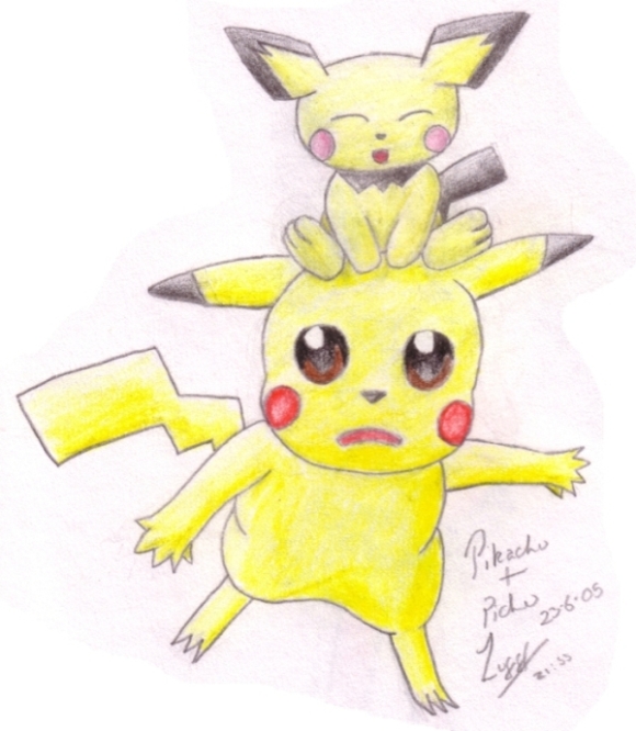 Pikachu And Pichu