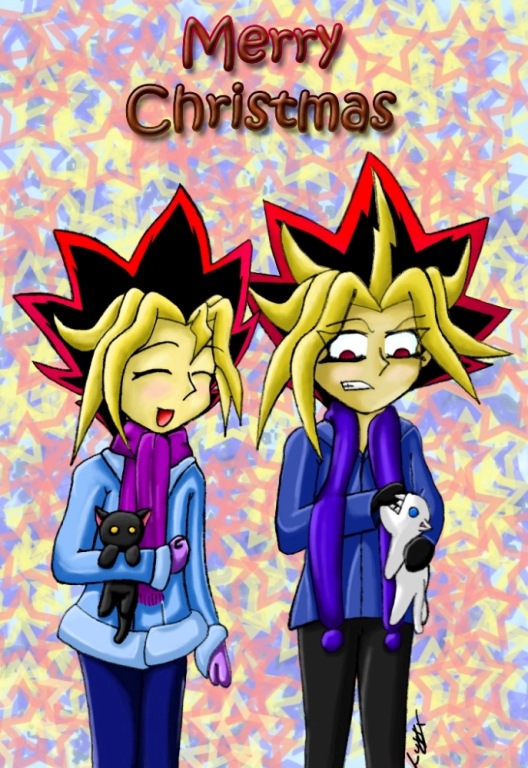 Yugi And Yami At Christmas