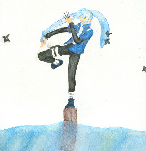 Watercolor Anime Practice....ish