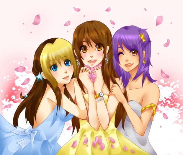 Petals and Cream  - art trade