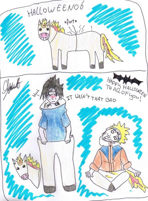 A Sasuke And Naruto Halloween!