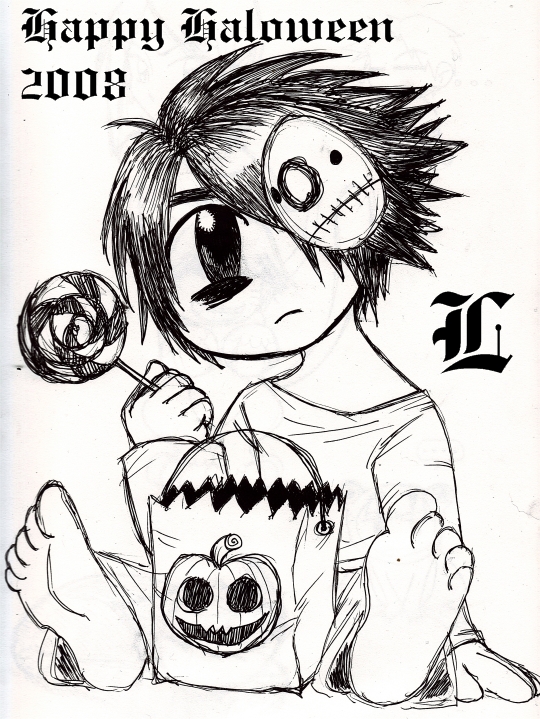 Happy Halloween 2008 or L's Candy Bag