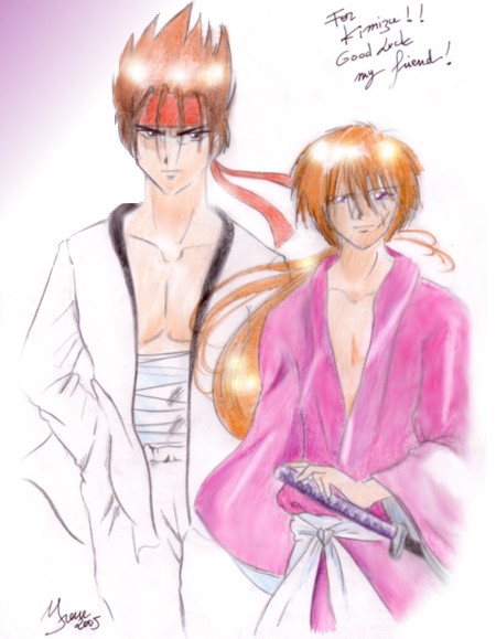 Sano And Kenshin For Kimizu^^