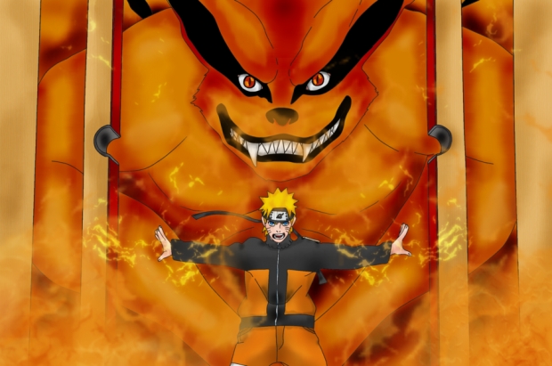 Naruto and Kurama
