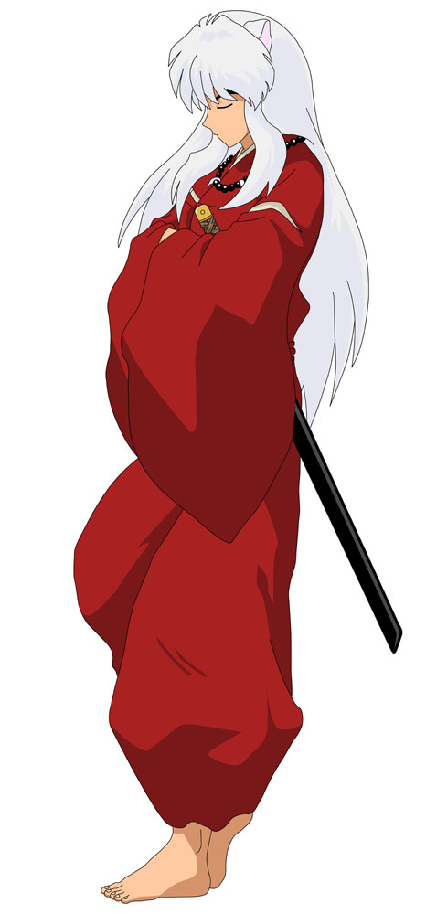 Inu Yasha Waiting  -  Colored
