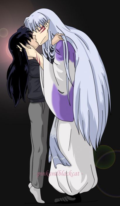 Sesshoumaru & Kagome - Colored