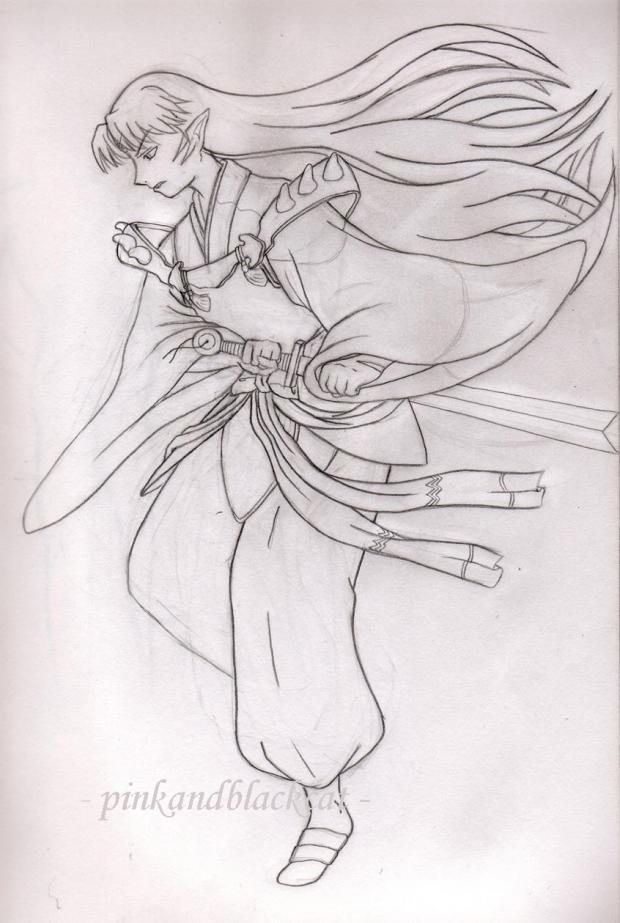 Sesshoumaru Attacking