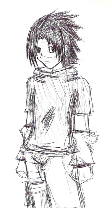 Sasuke Pen Sketch