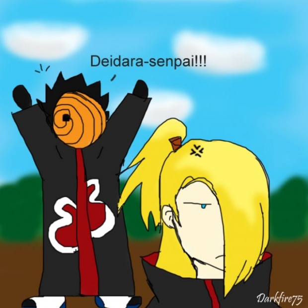 " Deidara-senpai!!!"