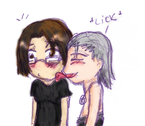 Hidan Licked Me X D