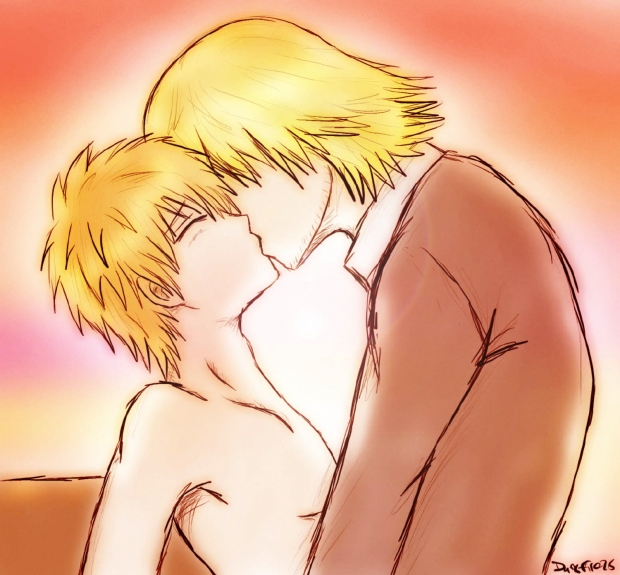 Sunset Kiss - Urahara x Ichigo