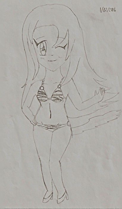 A Swimsuit Model Farts