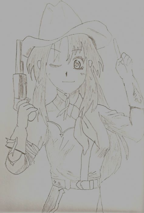 Kaname Chidori The Cowgirl