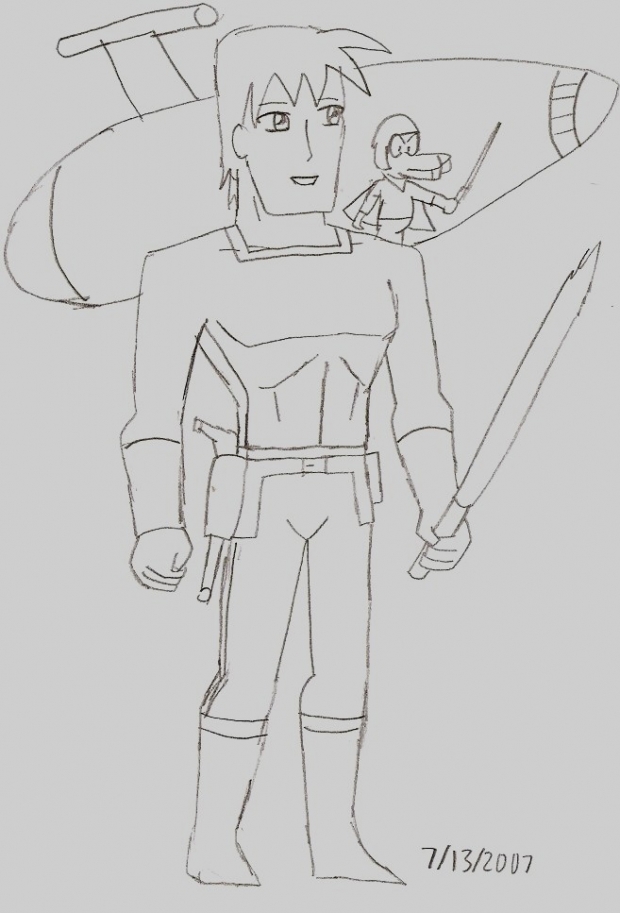 Capt. Cosmo And Glenny The Rat