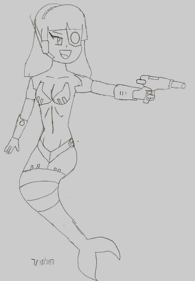 Mermaid Cyborg
