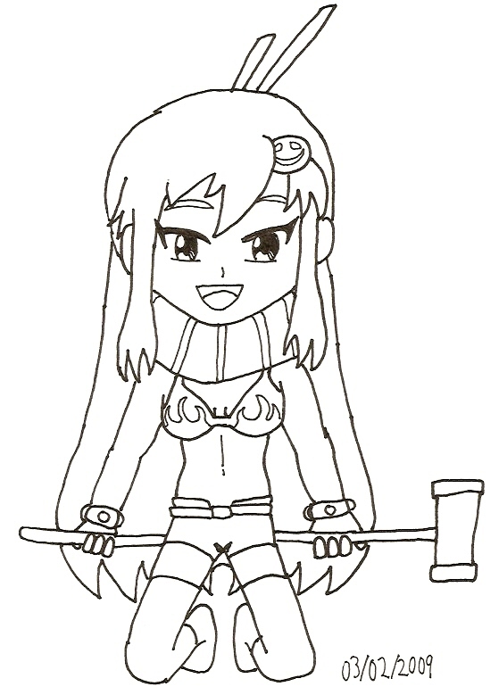 Super-Deformed Yoko Littner