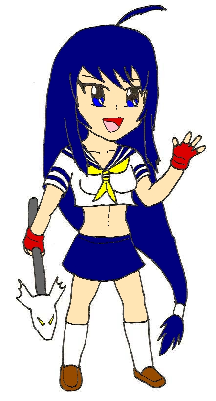 Super-Deformed Kanu (colored)