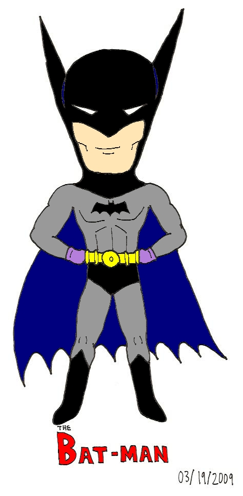 Golden Age Batman (colored)