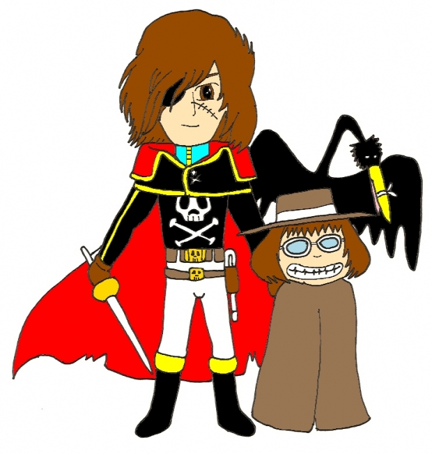 SD Harlock (colored)