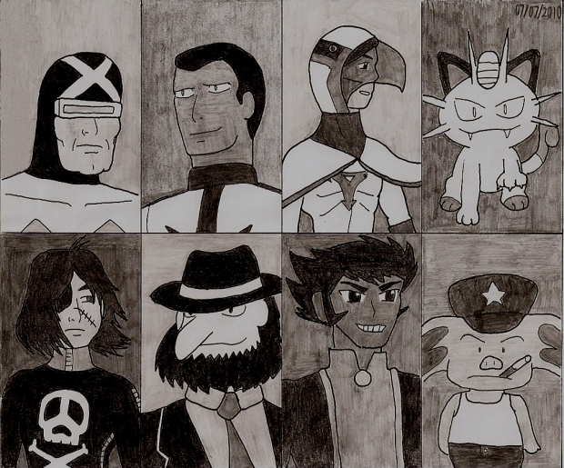 Retro Anime Male Characters