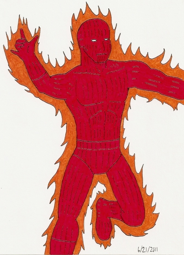 Johnny Storm Flames On