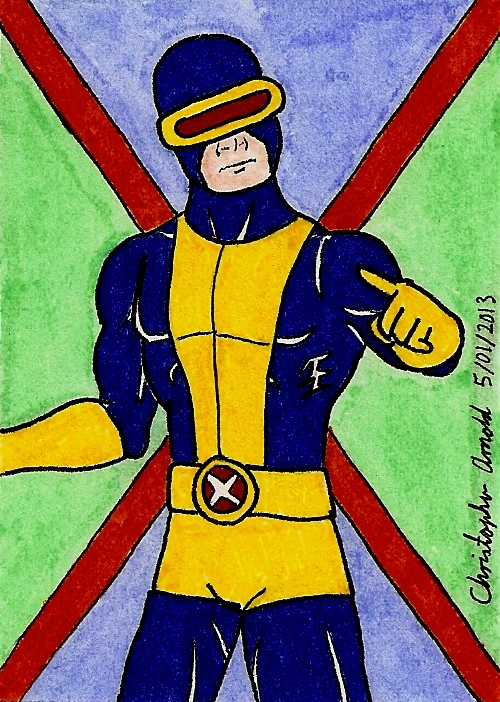 Cyclops 1963 Sketch Card