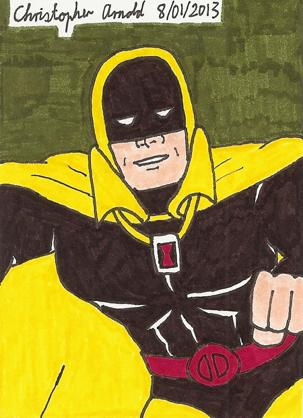 Golden Age Hourman Sketch Card