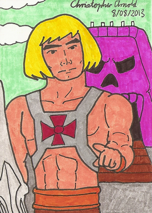 He-Man 1983 Sketch Card