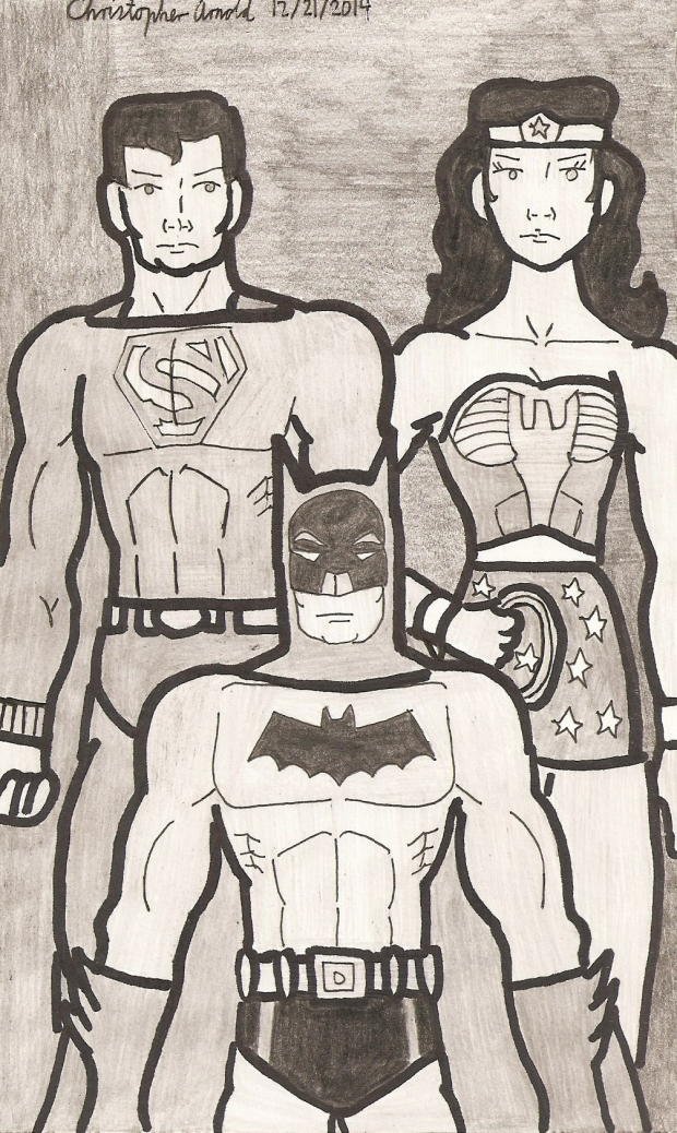 Earth-Two's Super-Hero Trinity
