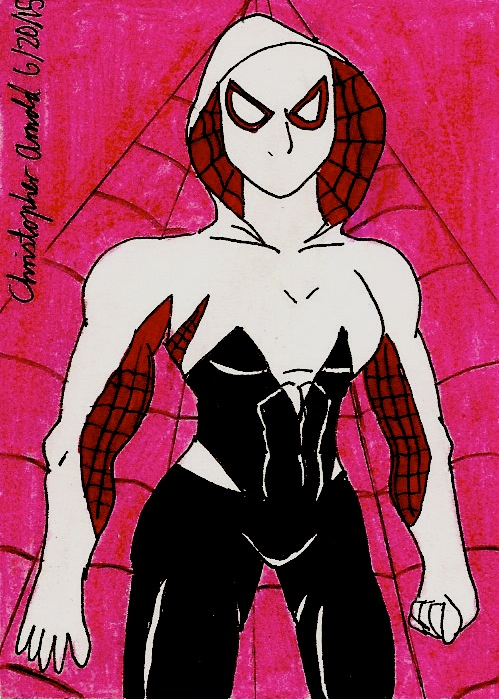 Earth-65 Spider-Woman Sketch Card