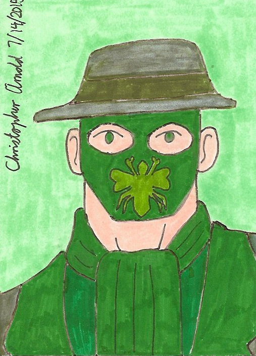 Green Hornet Sketch Card