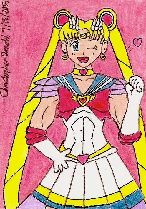 Super Sailor Moon Sketch Card